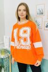 158948 Kapsonlu Baskili Sweatshirt